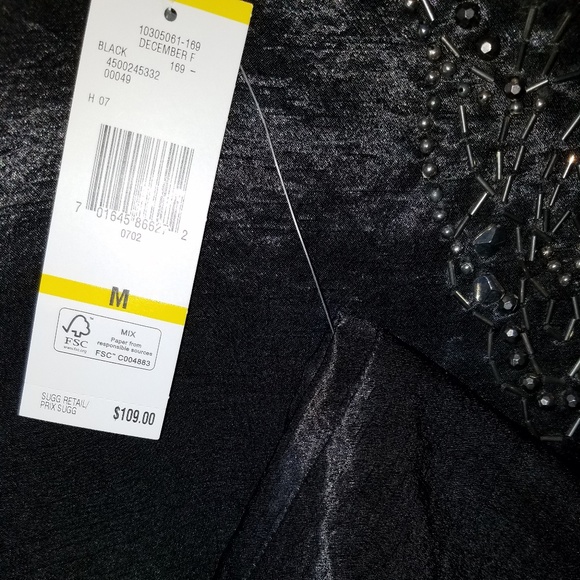 NWT Jones New York Black Top - Picture 3 of 5